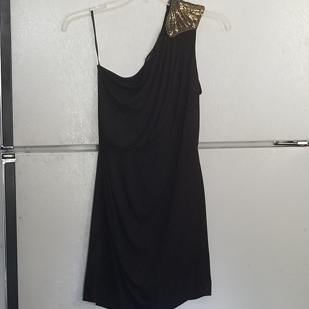 Forever 21 shimmery Bkack dress